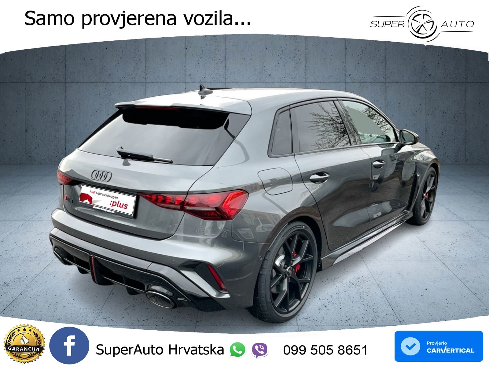 Audi RS3 Sportback 2.5 TFSI (400 KS) quattro S tronic LED+GR SJED+ACC