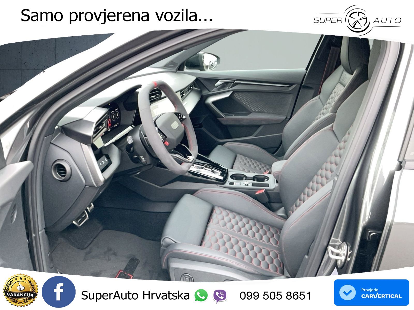 Audi RS3 Sportback 2.5 TFSI (400 KS) quattro S tronic LED+GR SJED+ACC