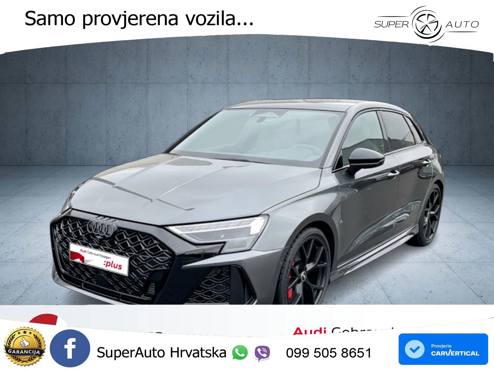 Audi RS3 Sportback 2.5 TFSI (400 KS) quattro S tronic LED+GR SJED+ACC