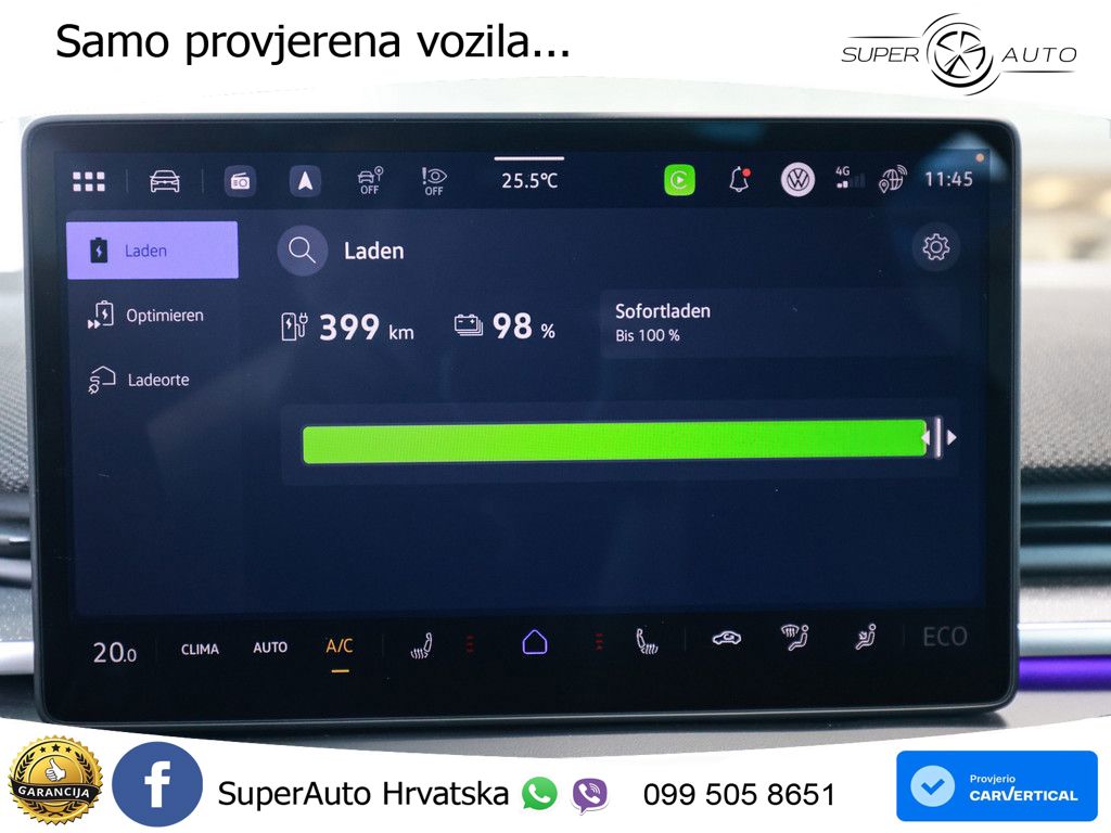 Volkswagen ID.3 58 kWh (190 KS) LED+GR SJED+ACC