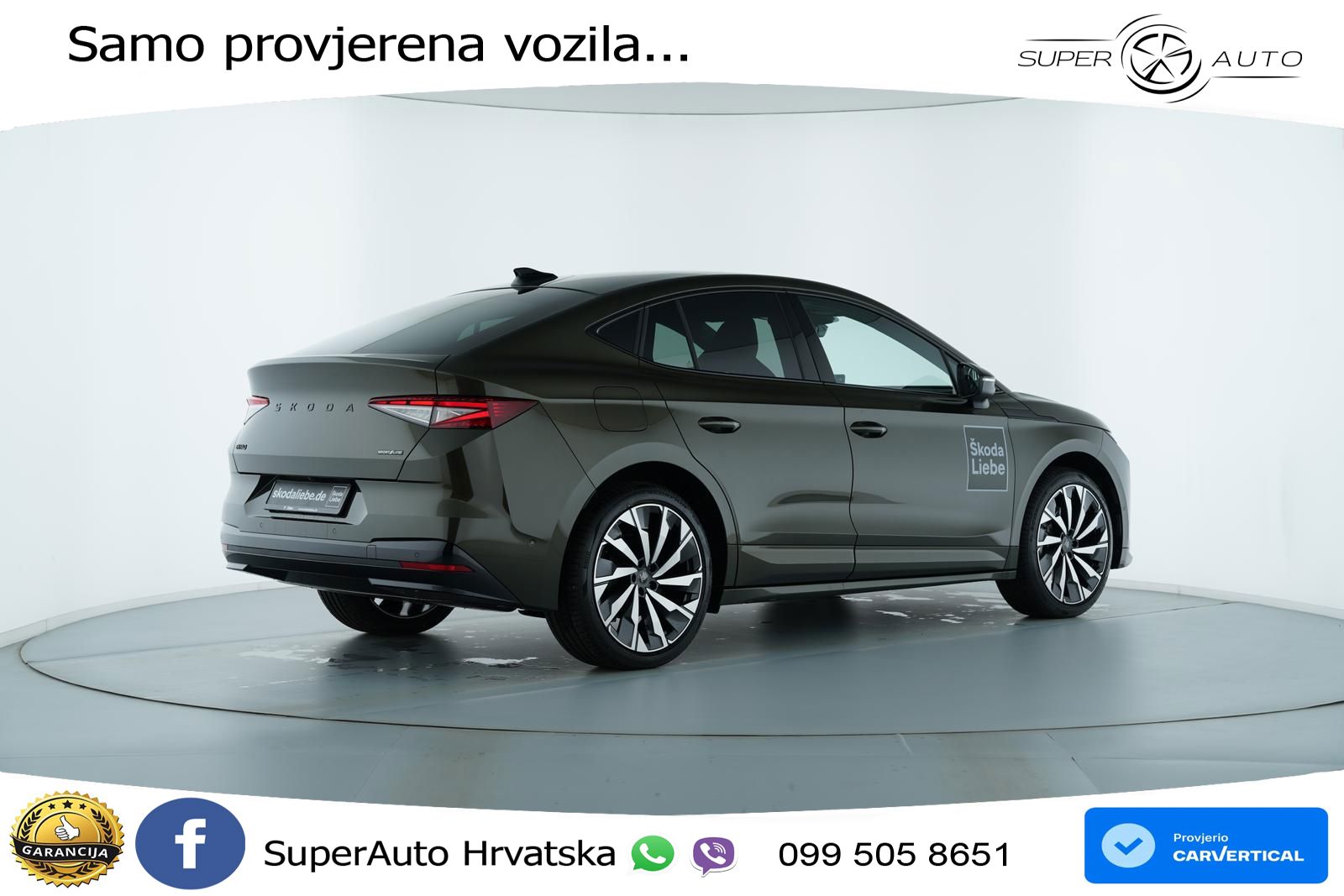Škoda Enyaq 85 82 kWh (286 KS) SportLine LED+GR SJED+ACC