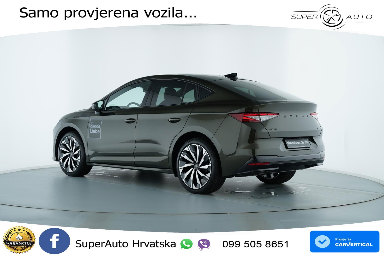 Škoda Enyaq 85 82 kWh (286 KS) SportLine LED+GR SJED+ACC
