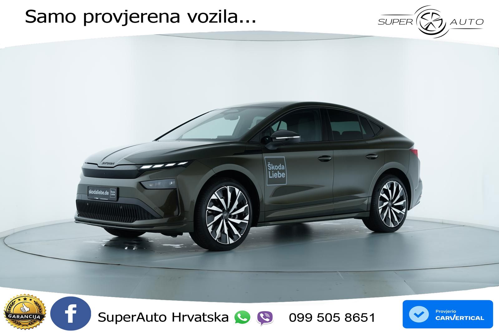Škoda Enyaq 85 82 kWh (286 KS) SportLine LED+GR SJED+ACC
