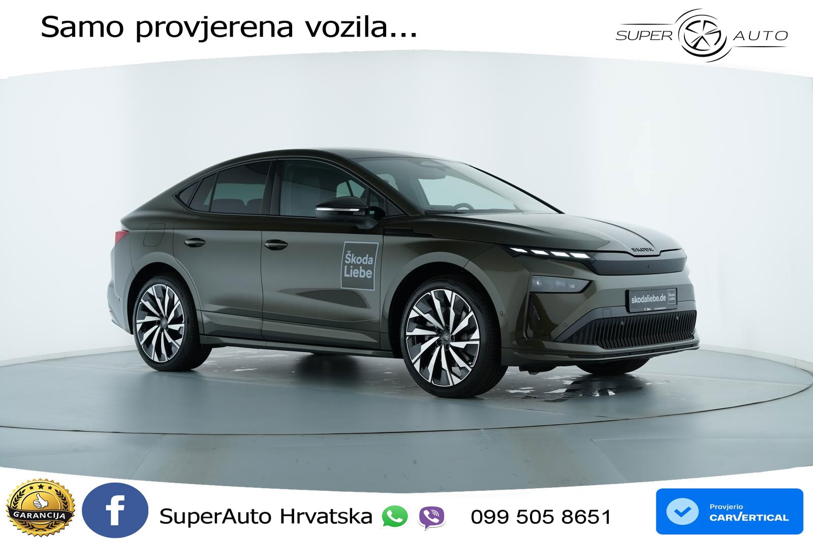 Škoda Enyaq 85 82 kWh (286 KS) SportLine LED+GR SJED+ACC