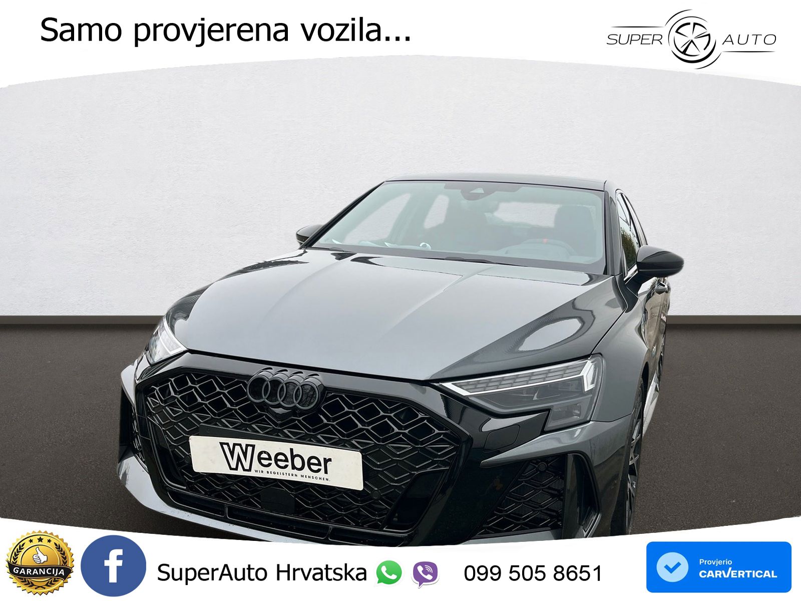 Audi RS3 Sedan 2.5 TFSI (400 KS) quattro S tronic LED+GR SJED+ACC