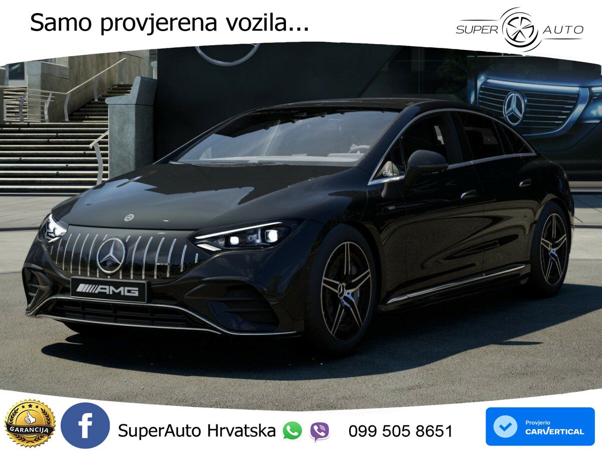Mercedes EQE AMG 53 100 kWh (625 KS) 4MATIC+ ZRAČNI+ACC+GR SJED+KAM+PANO