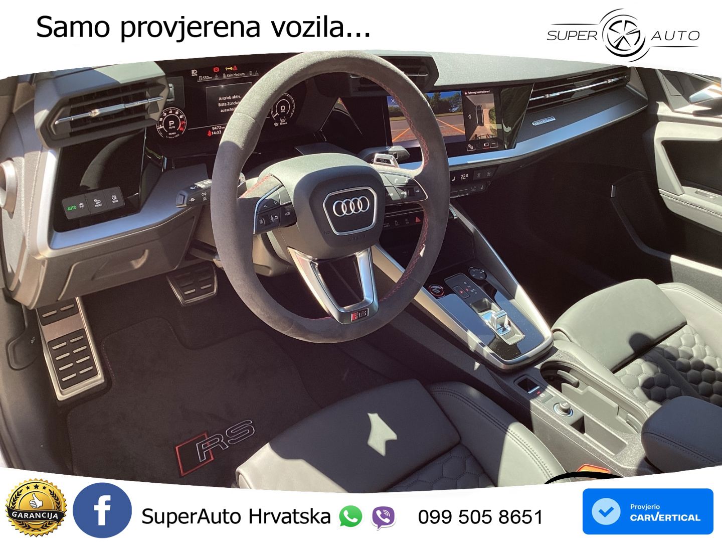 Audi RS3 Sedan 2.5 TFSI (400 KS) quattro S tronic LED+GR SJED+ACC