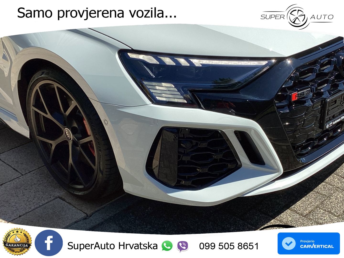 Audi RS3 Sedan 2.5 TFSI (400 KS) quattro S tronic LED+GR SJED+ACC