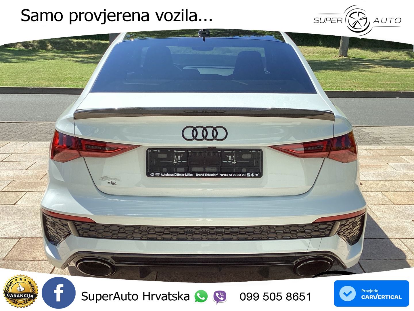 Audi RS3 Sedan 2.5 TFSI (400 KS) quattro S tronic LED+GR SJED+ACC