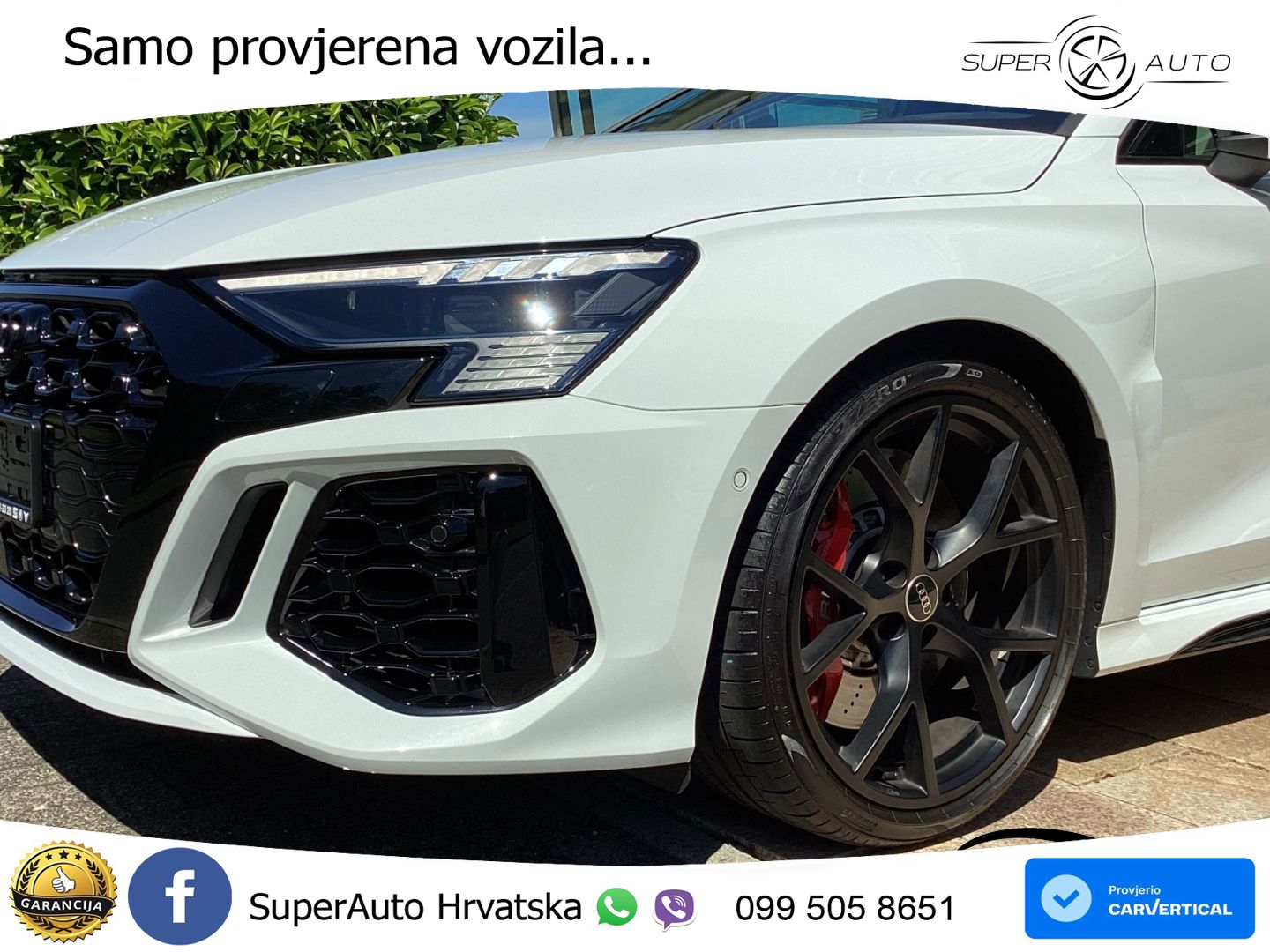 Audi RS3 Sedan 2.5 TFSI (400 KS) quattro S tronic LED+GR SJED+ACC