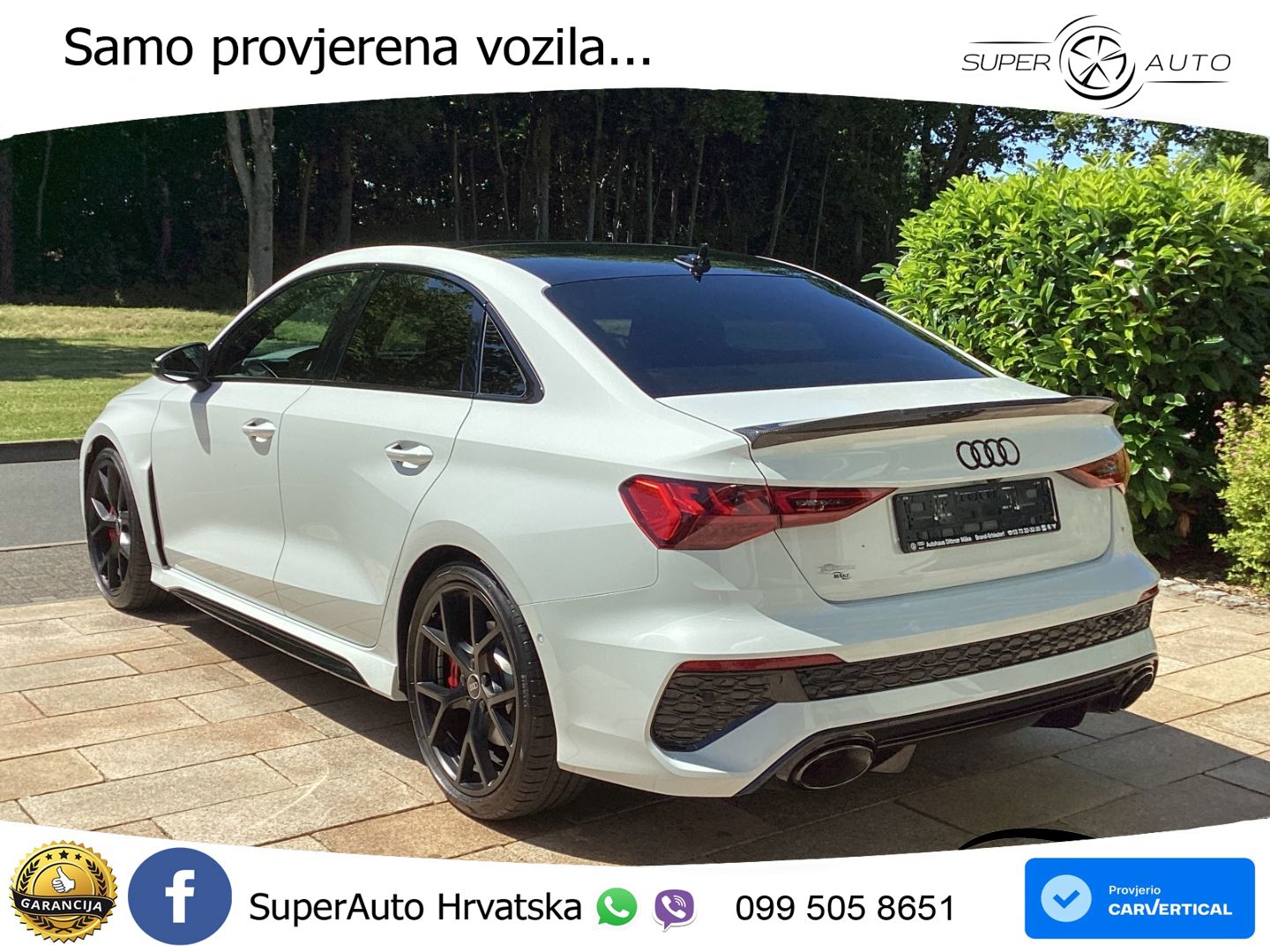 Audi RS3 Sedan 2.5 TFSI (400 KS) quattro S tronic LED+GR SJED+ACC