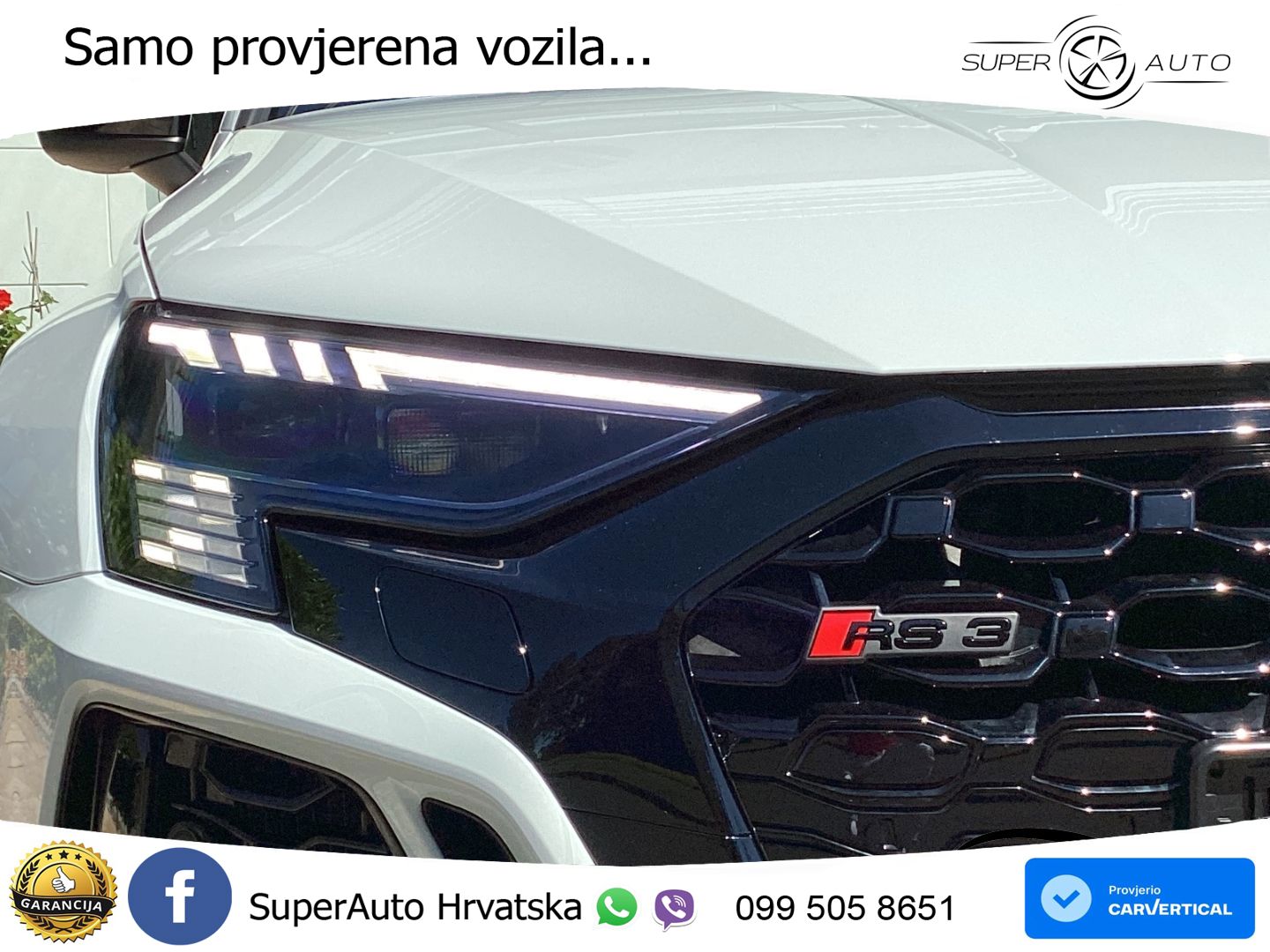Audi RS3 Sedan 2.5 TFSI (400 KS) quattro S tronic LED+GR SJED+ACC