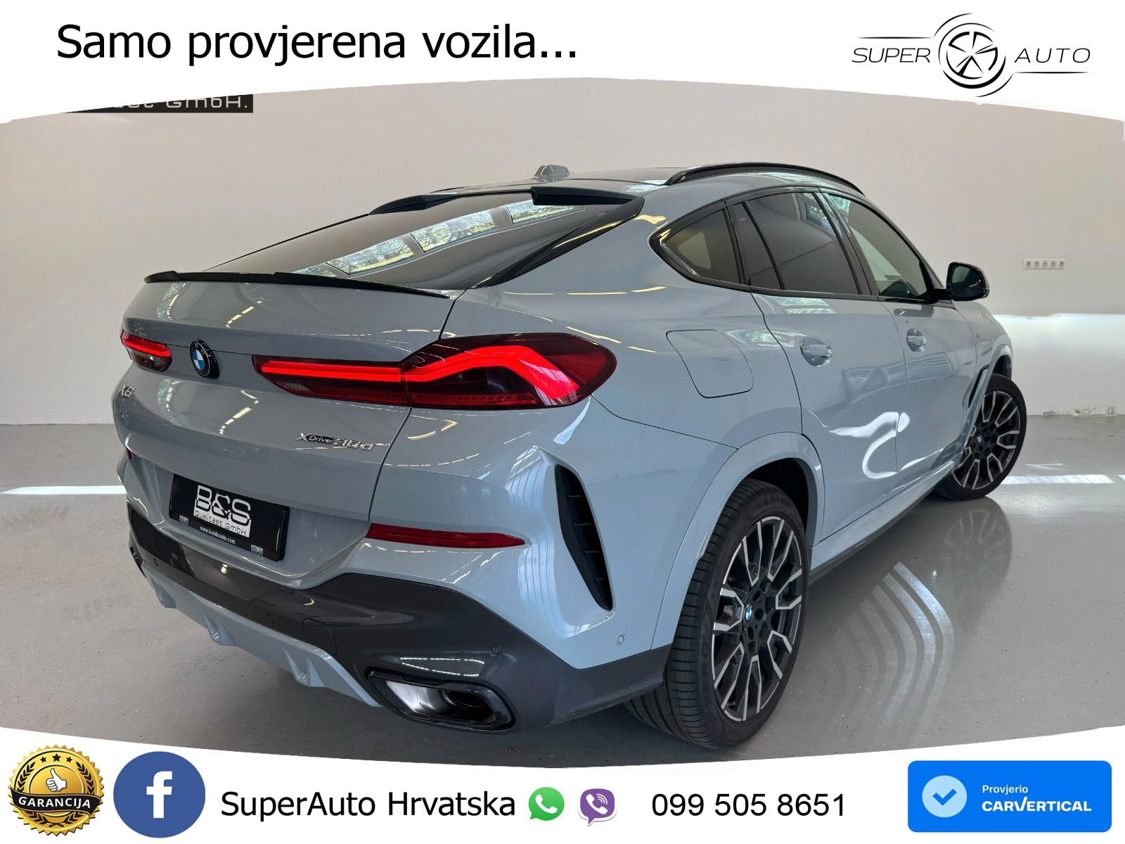 BMW X6 30d (298 KS) xDrive Steptronic M Sport LED+GR SJED+ACC