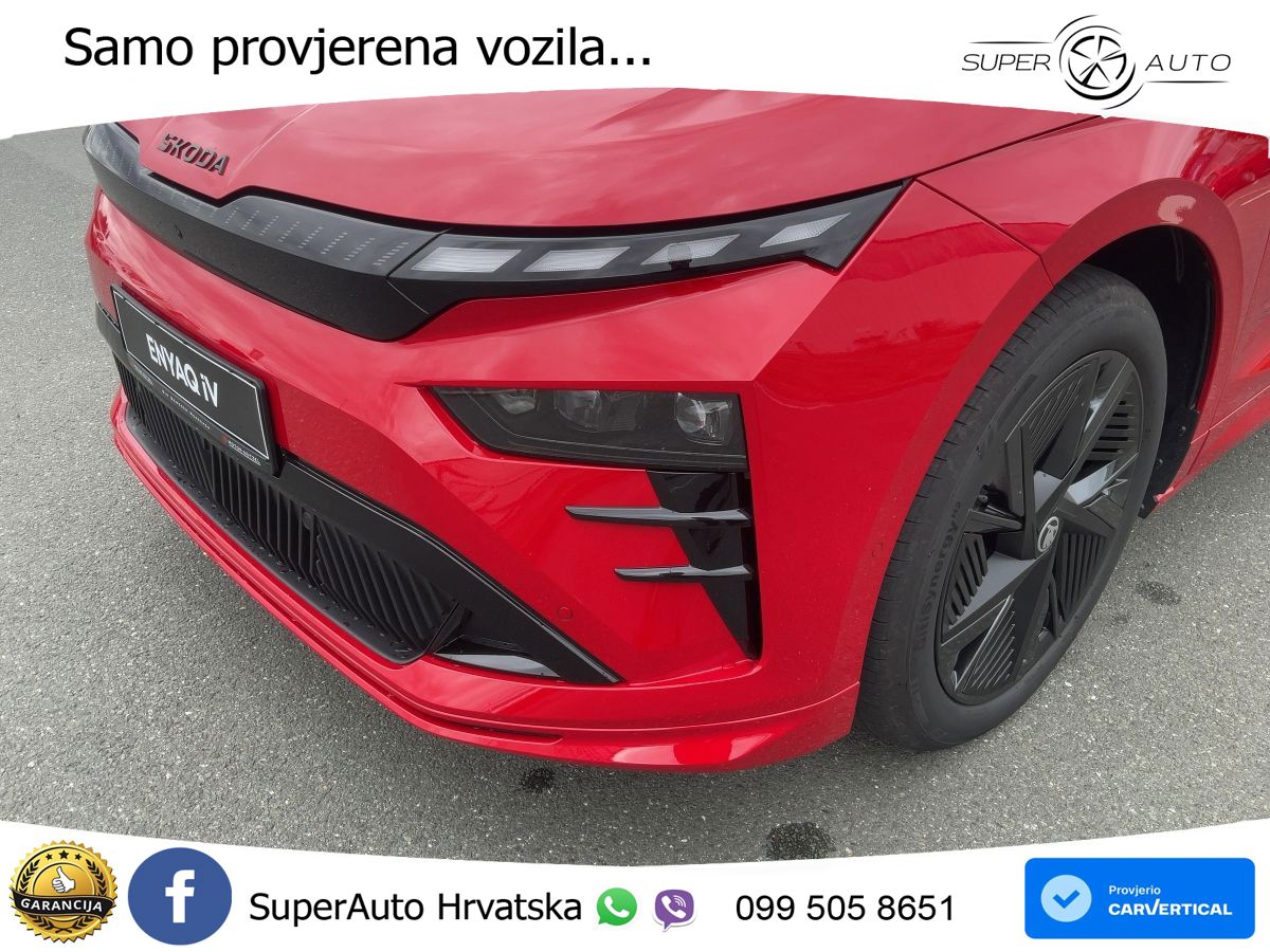 Škoda Enyaq iV RS 82 kWh (340 KS) AWD LED+GR SJED+ACC