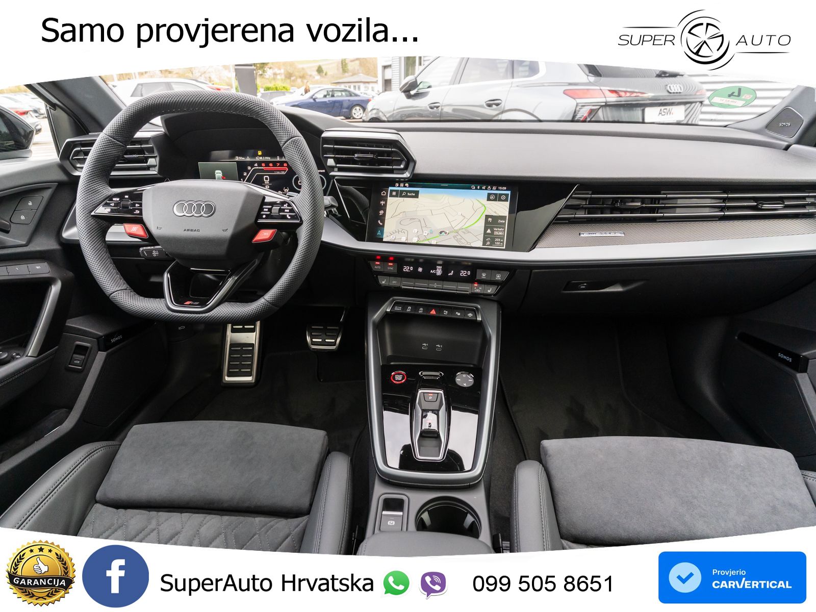 Audi RS3 Sedan 2.5 TFSI (400 KS) quattro S tronic LED+GR SJED+ACC
