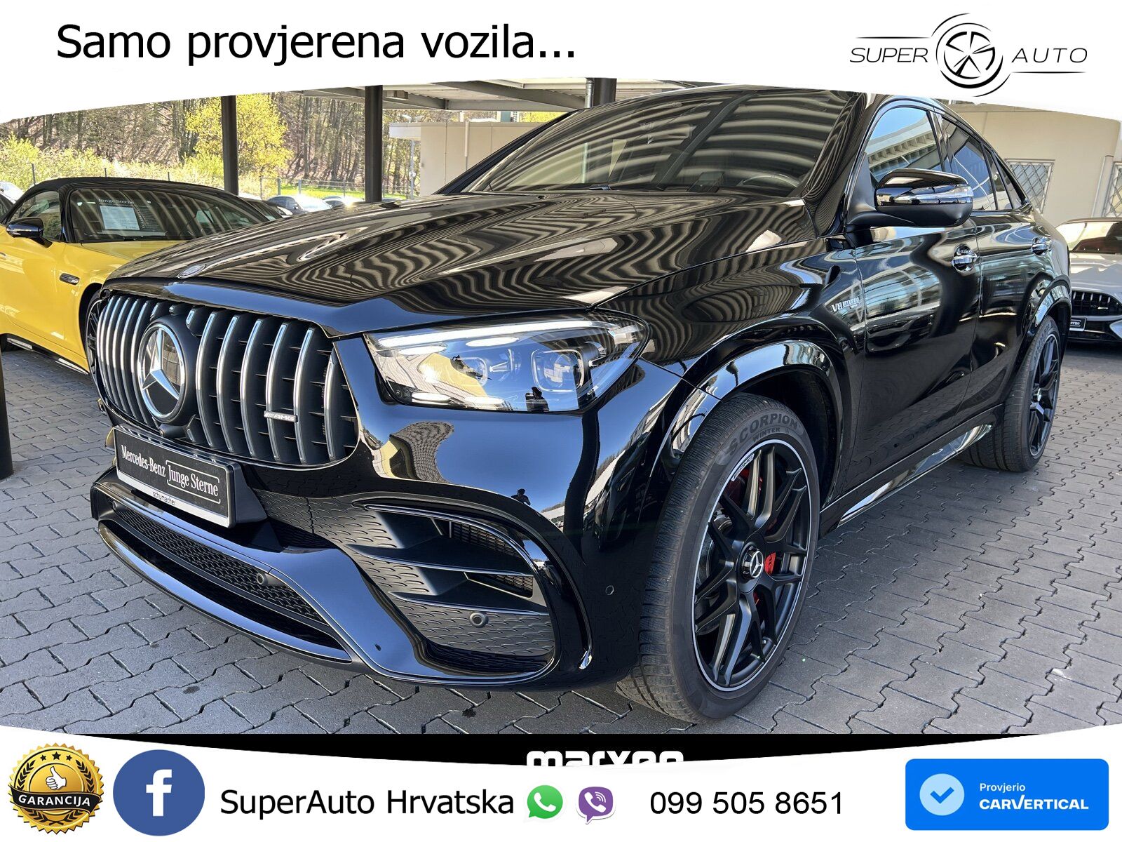 Mercedes AMG GLE Coupe 63 S V8 (612 KS) EQ Boost 4MATIC+ AMG SPEEDSHIFT TCT 9G LED+GR SJED+ACC