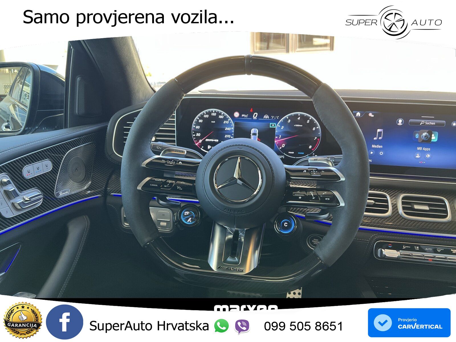 Mercedes AMG GLE Coupe 63 S V8 (612 KS) EQ Boost 4MATIC+ AMG SPEEDSHIFT TCT 9G LED+GR SJED+ACC