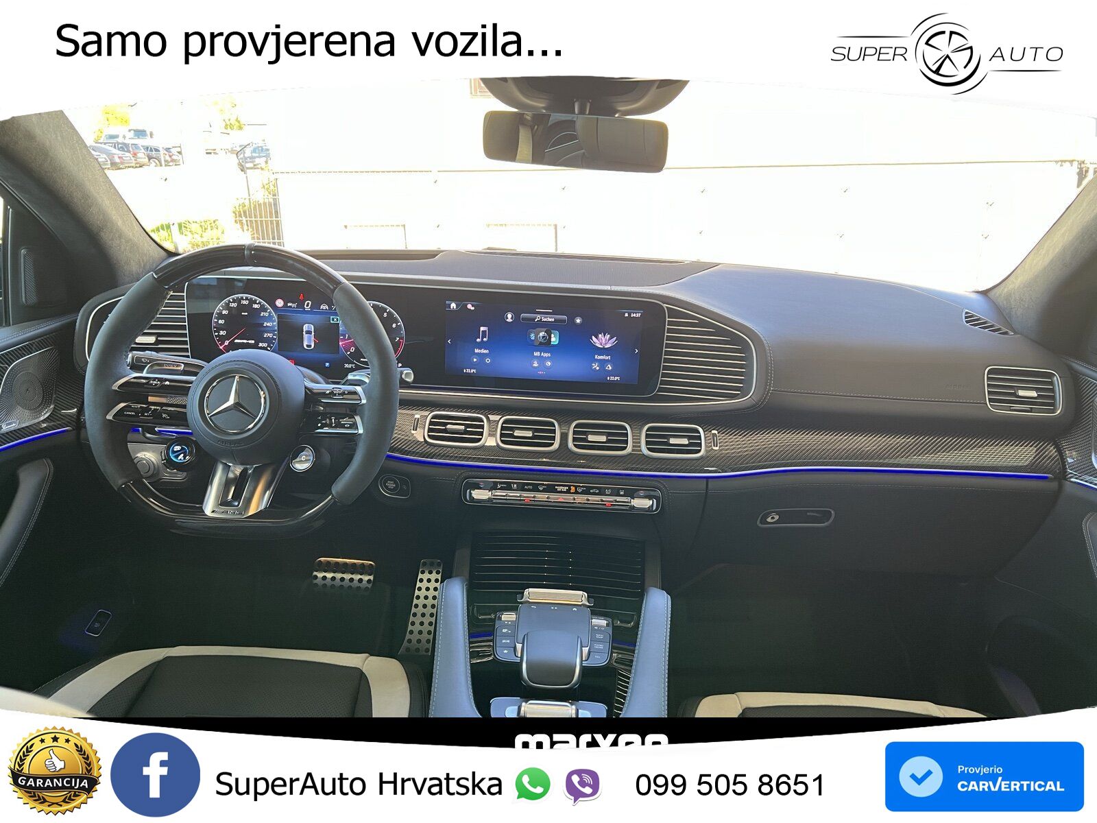 Mercedes AMG GLE Coupe 63 S V8 (612 KS) EQ Boost 4MATIC+ AMG SPEEDSHIFT TCT 9G LED+GR SJED+ACC