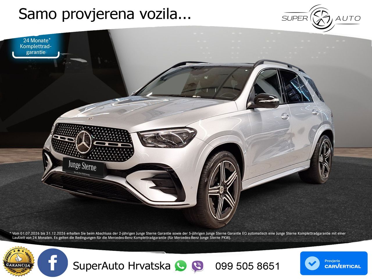 Mercedes GLE 450d (367 KS) EQ Boost 4MATIC 9G-TRONIC AMG LED+GR SJED+ACC