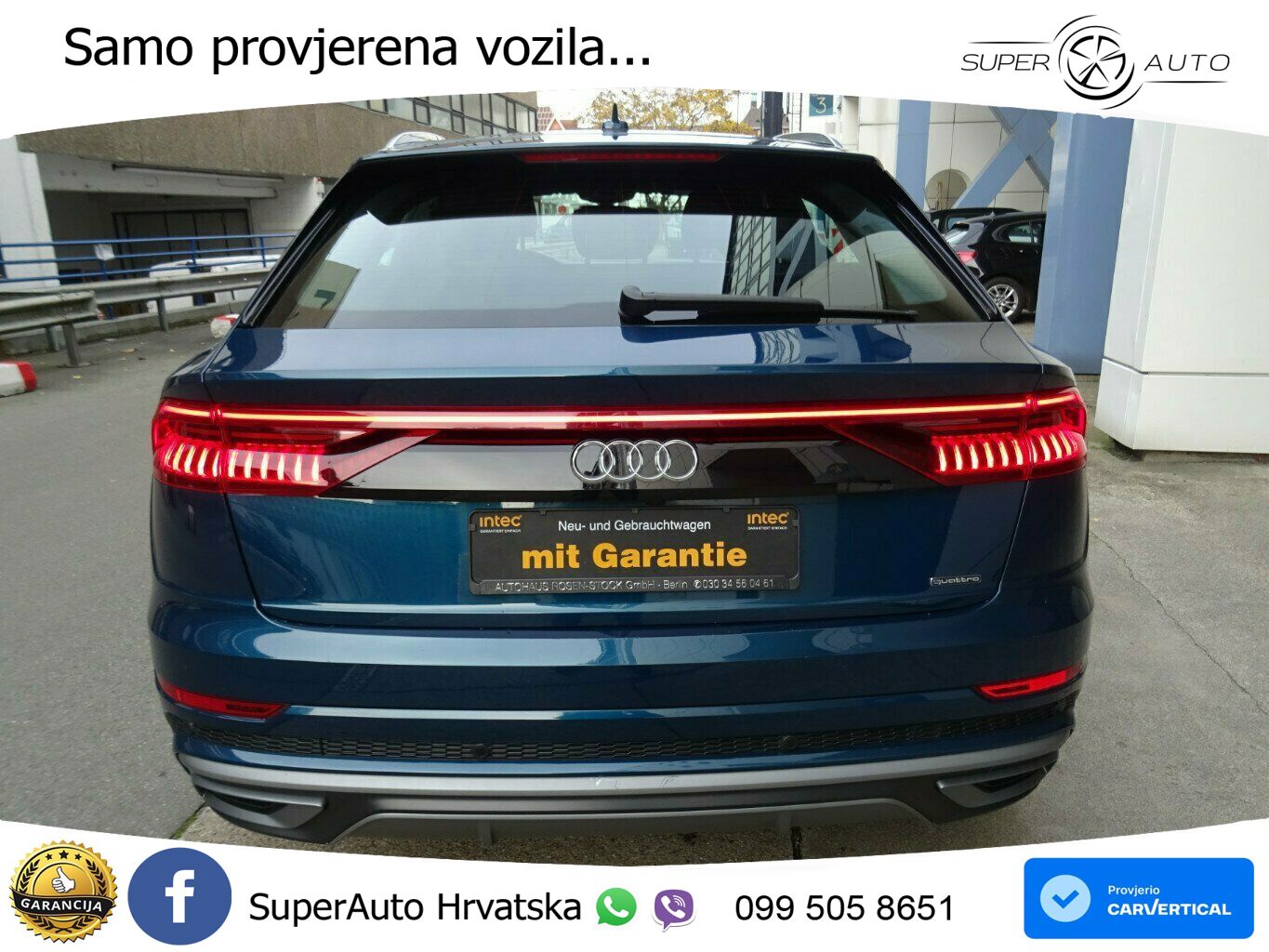 Audi Q8 50 TDI V6 (286 KS) quattro Tiptronic S line LED+GR SJED+ACC