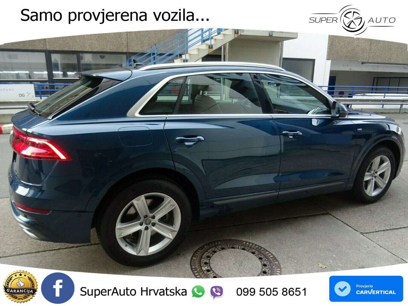 Audi Q8 50 TDI V6 (286 KS) quattro Tiptronic S line LED+GR SJED+ACC