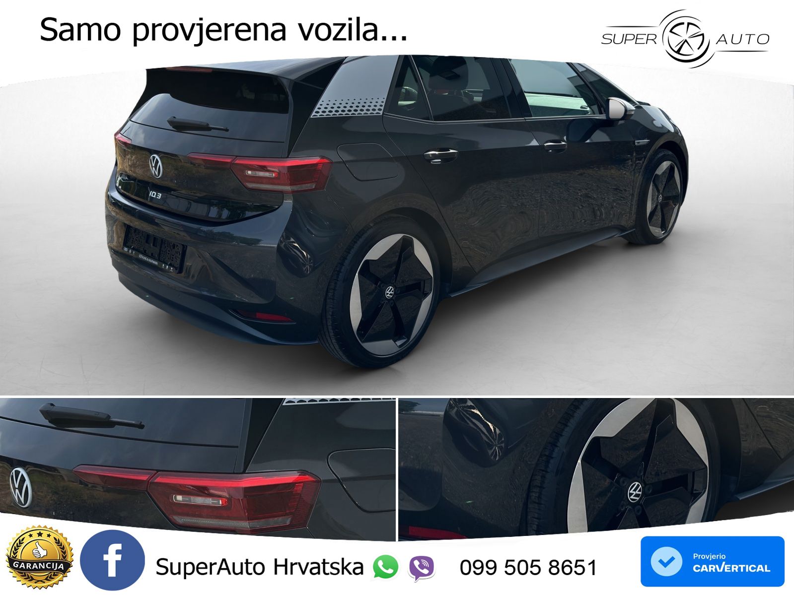 Volkswagen ID.3 Pro Performance 62 kWh (204 KS) LED+GR SJED+ACC