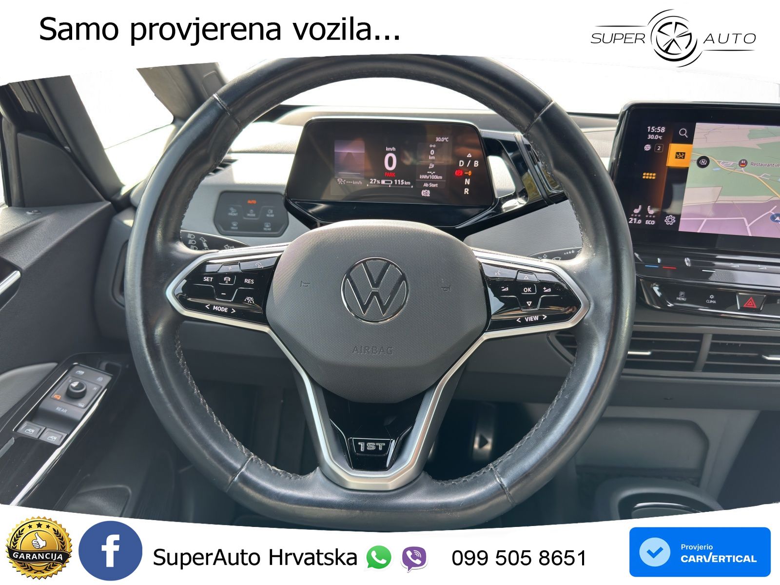 Volkswagen ID.3 Pro Performance 62 kWh (204 KS) LED+GR SJED+ACC