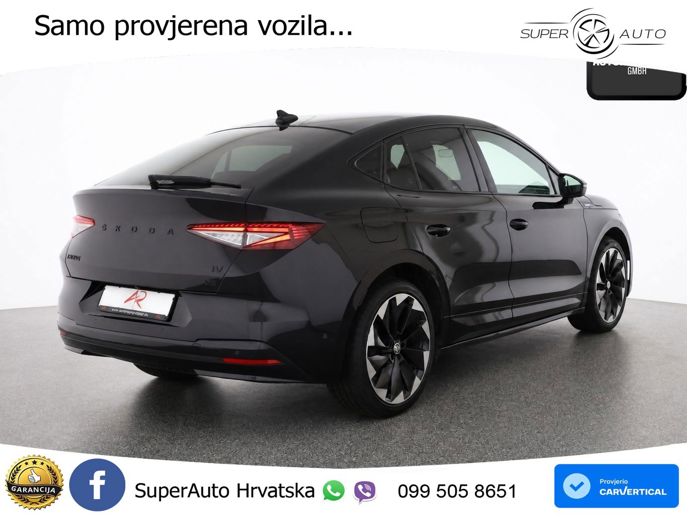 Škoda Enyaq Coupe iV 80 82 kWh (204 KS) SportLine LED+GR SJED+ACC