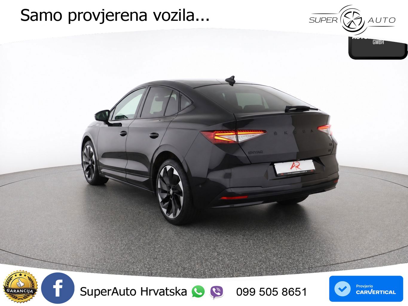 Škoda Enyaq Coupe iV 80 82 kWh (204 KS) SportLine LED+GR SJED+ACC