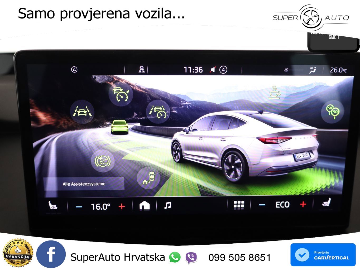 Škoda Enyaq Coupe iV 80 82 kWh (204 KS) SportLine LED+GR SJED+ACC