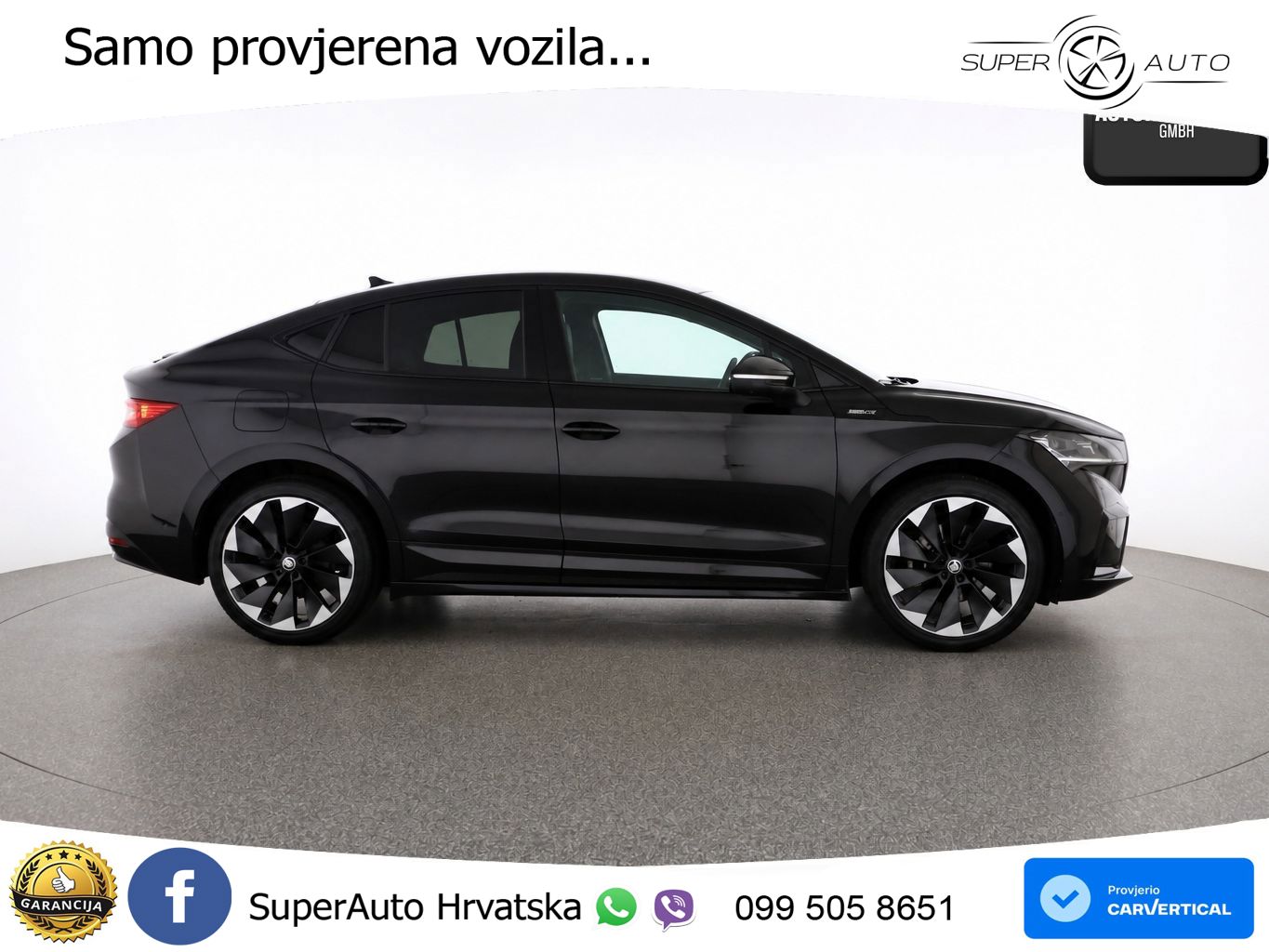 Škoda Enyaq Coupe iV 80 82 kWh (204 KS) SportLine LED+GR SJED+ACC
