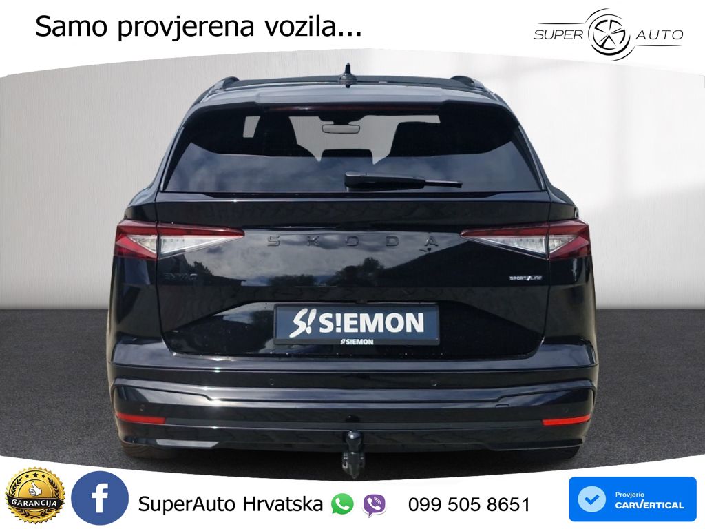 Škoda Enyaq 85 82 kWh (286 KS) SportLine LED+GR SJED+ACC