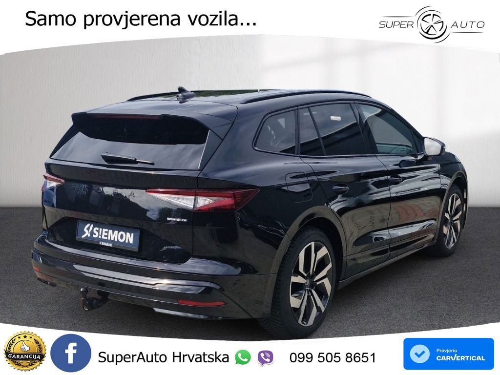 Škoda Enyaq 85 82 kWh (286 KS) SportLine LED+GR SJED+ACC