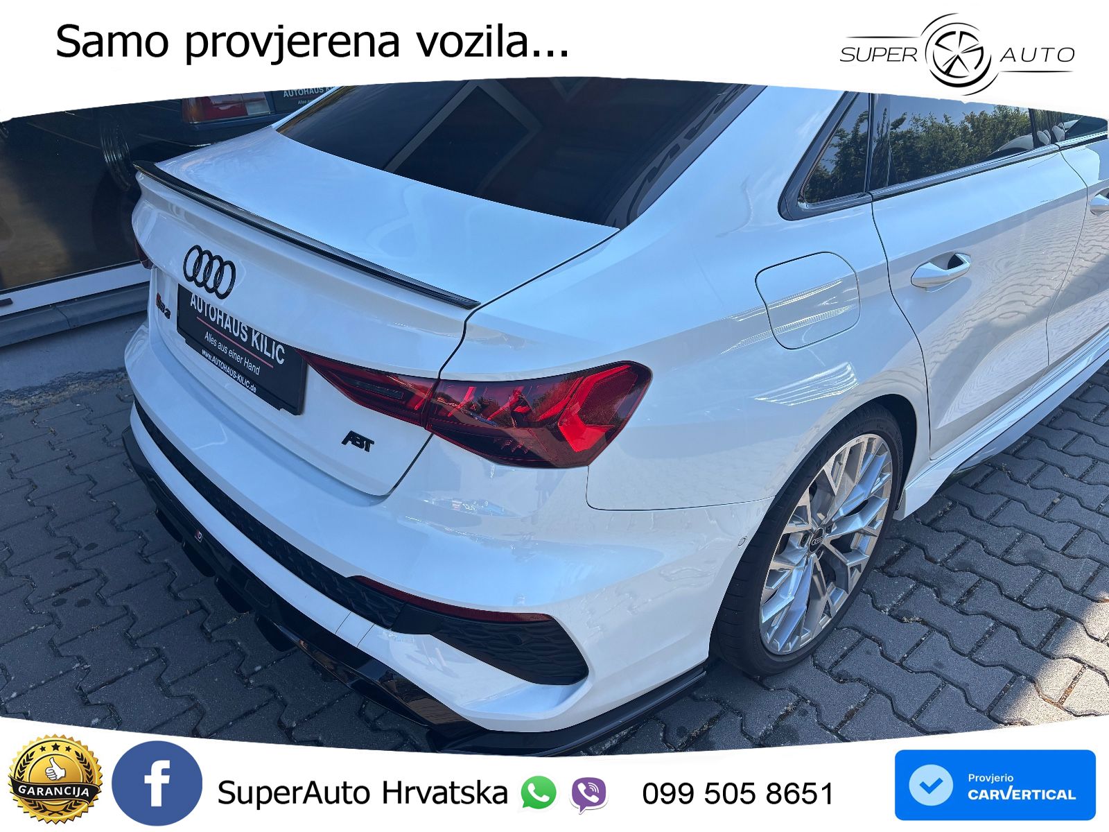 Audi RS3 Sedan 2.5 TFSI (400 KS) quattro S tronic ABT LED+GR SJED+ACC