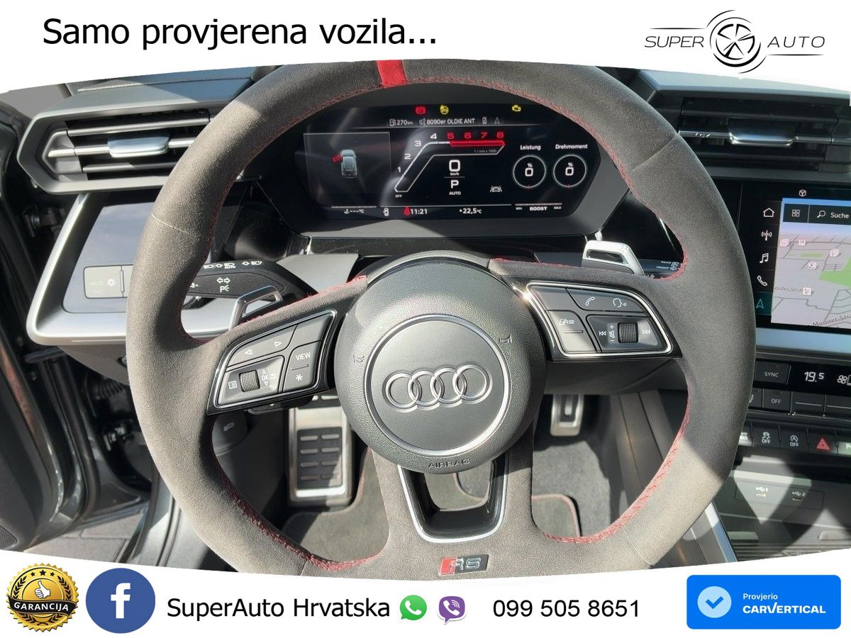 Audi RS3 Sportback 2.5 TFSI (400 KS) quattro S tronic