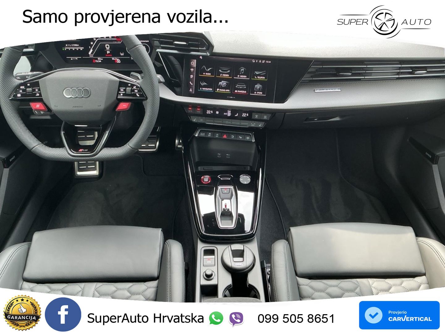 Audi RS3 Sedan 2.5 TFSI (400 KS) quattro S tronic LED+GR SJED+ACC