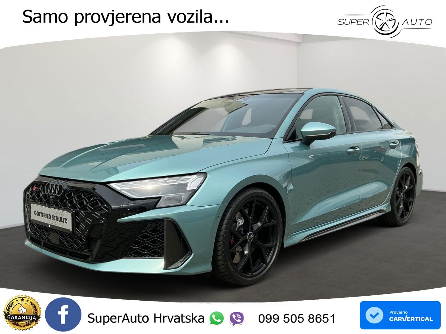 Audi RS3 Sedan 2.5 TFSI (400 KS) quattro S tronic LED+GR SJED+ACC