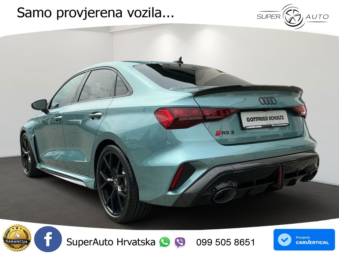 Audi RS3 Sedan 2.5 TFSI (400 KS) quattro S tronic LED+GR SJED+ACC
