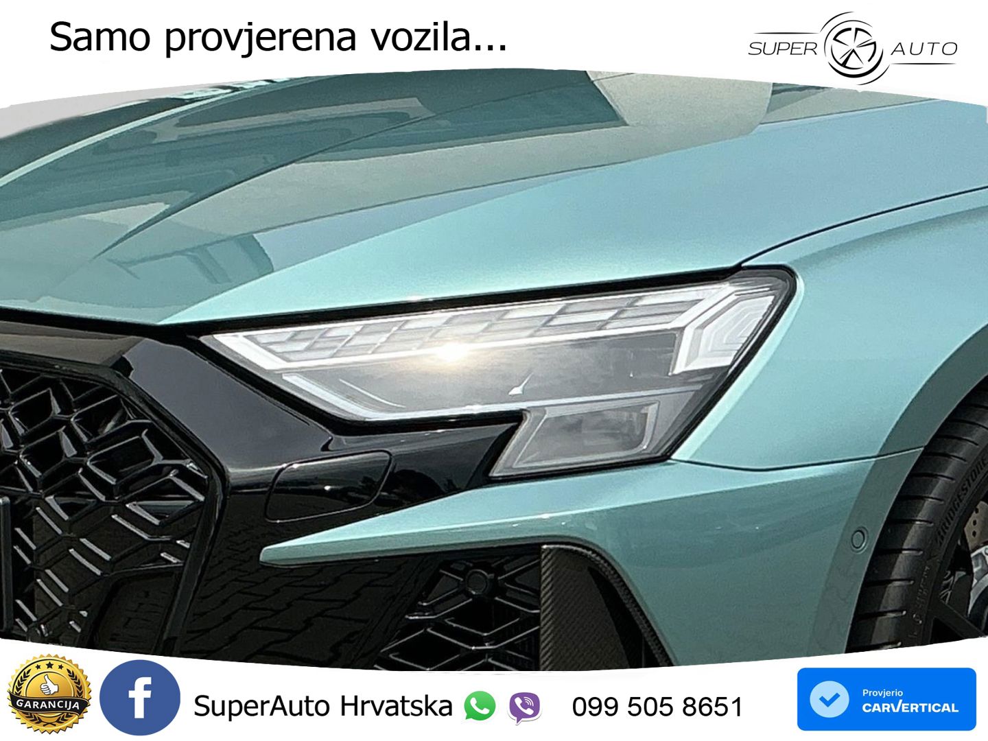 Audi RS3 Sedan 2.5 TFSI (400 KS) quattro S tronic LED+GR SJED+ACC