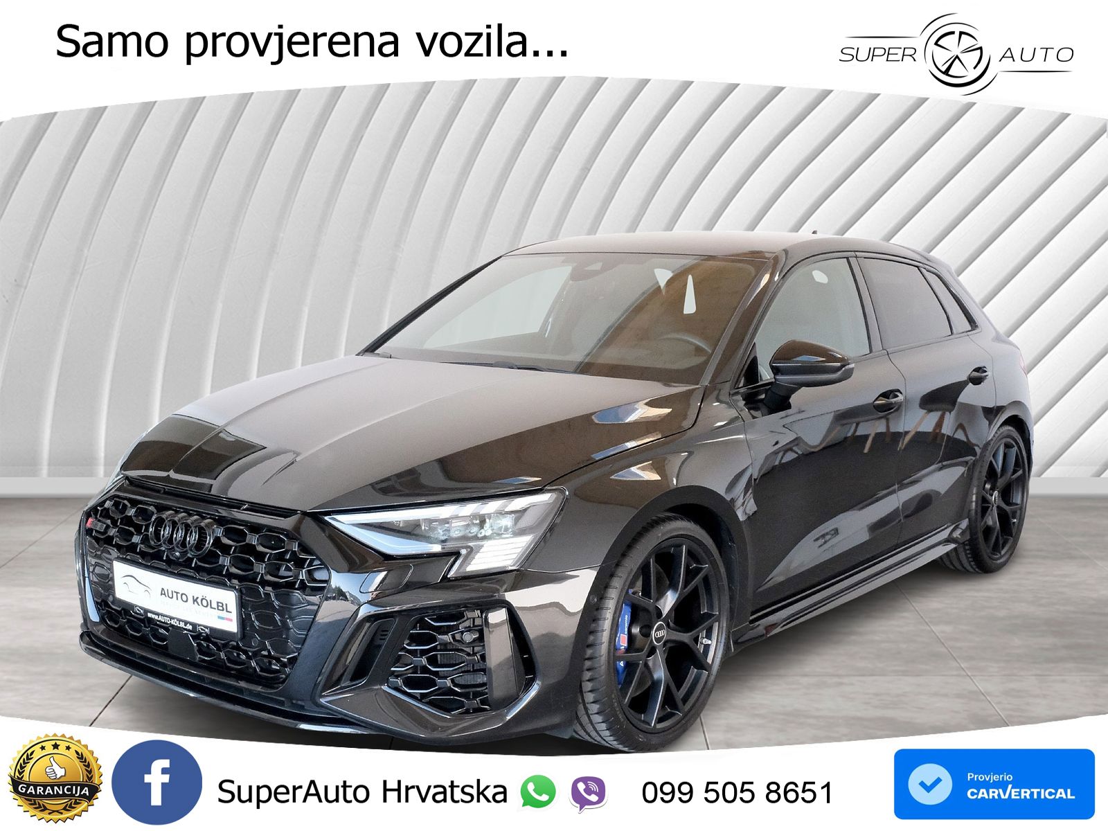 Audi RS3 Sportback 2.5 TFSI (400 KS) quattro S tronic LED+GR SJED+ACC