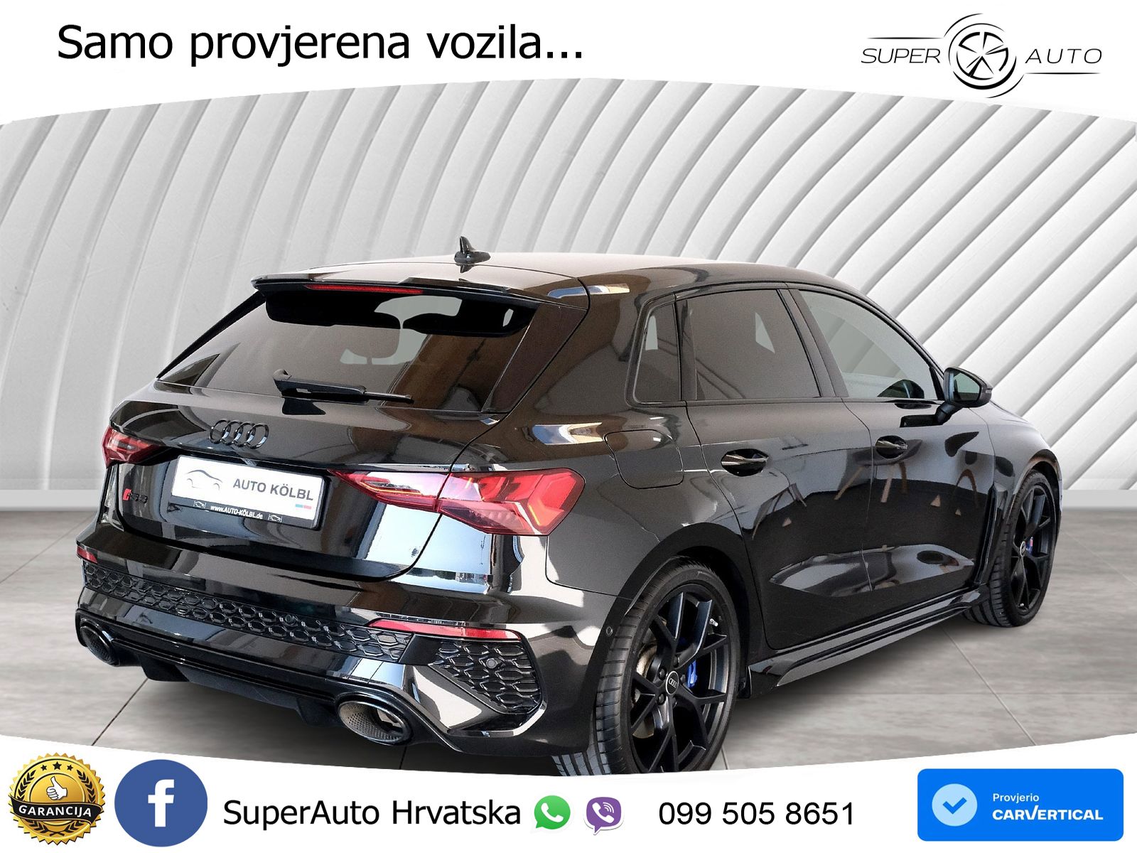 Audi RS3 Sportback 2.5 TFSI (400 KS) quattro S tronic LED+GR SJED+ACC