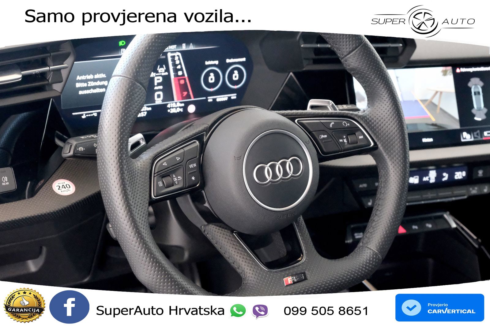 Audi RS3 Sportback 2.5 TFSI (400 KS) quattro S tronic LED+GR SJED+ACC