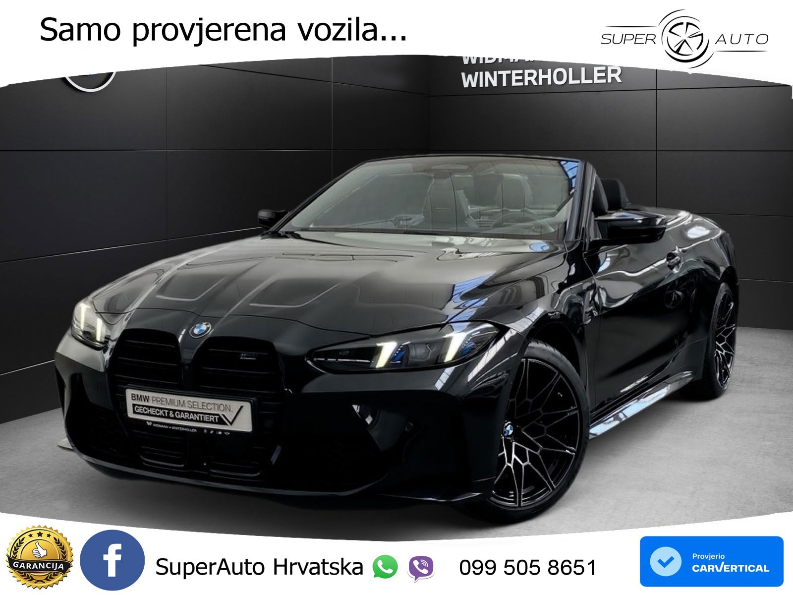BMW M4 Convertible Competition 3.0 (530 KS) xDrive Steptronic LED+GR SJED+ACC