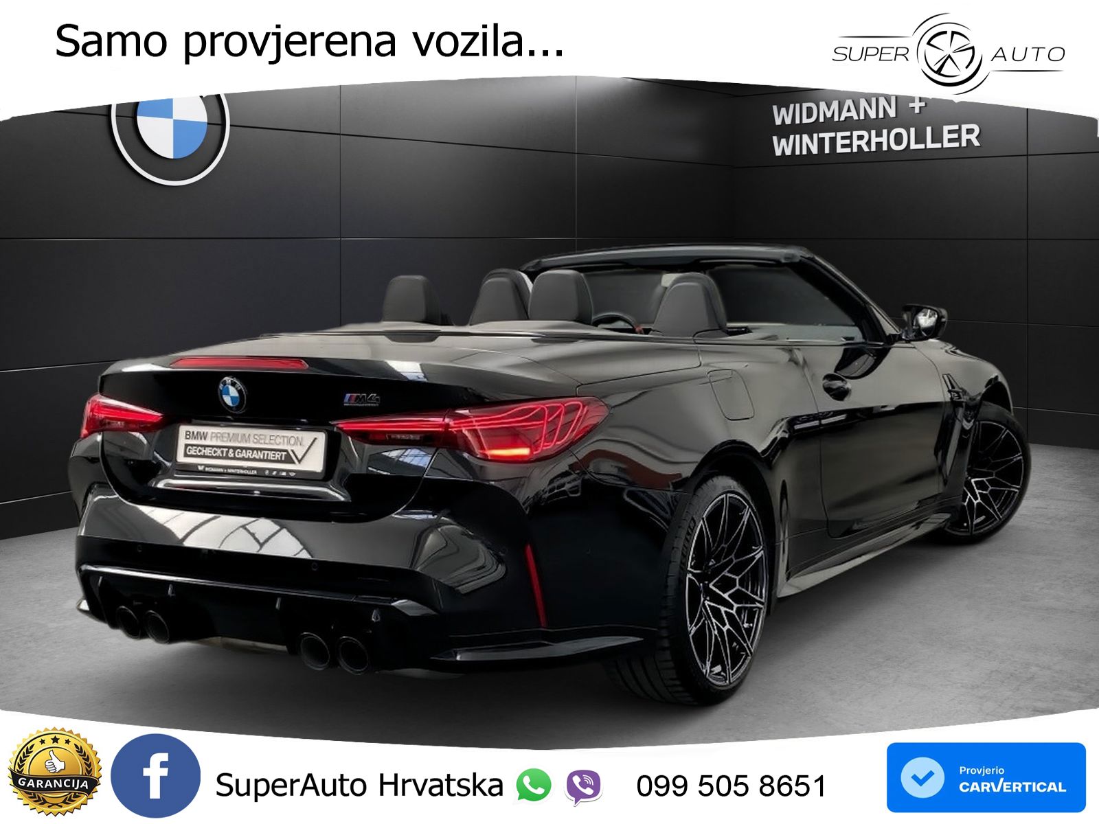 BMW M4 Convertible Competition 3.0 (530 KS) xDrive Steptronic LED+GR SJED+ACC