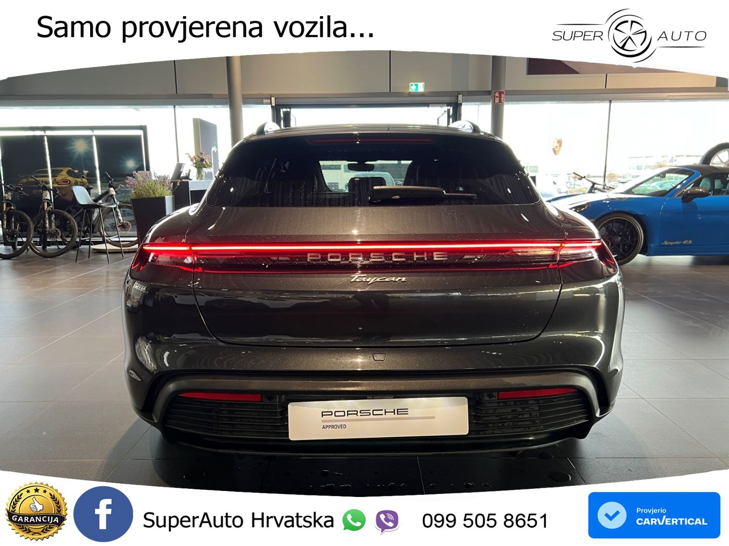Porsche Taycan Sport Turismo 105 kWh (435 KS)