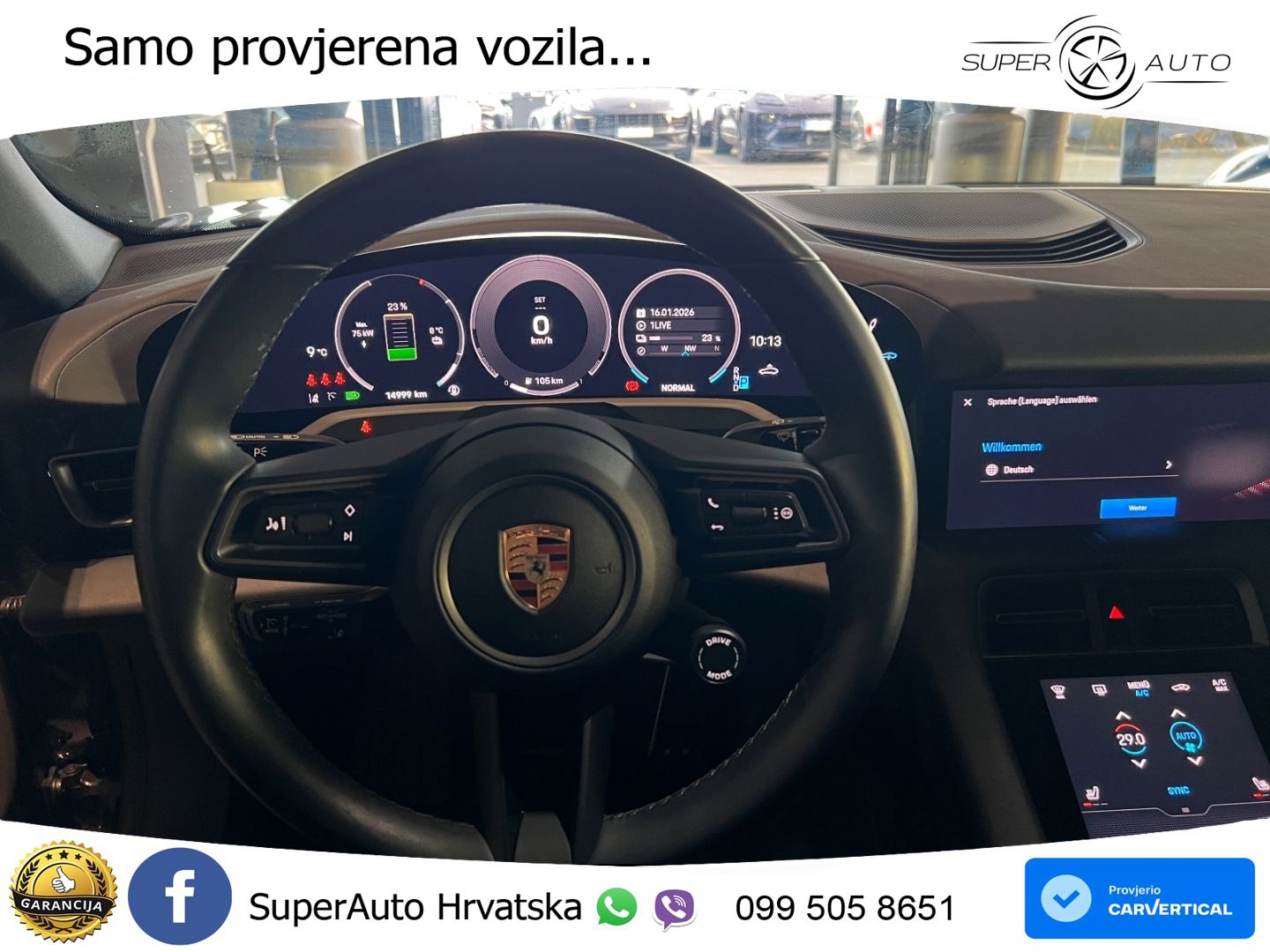 Porsche Taycan Sport Turismo 105 kWh (435 KS)