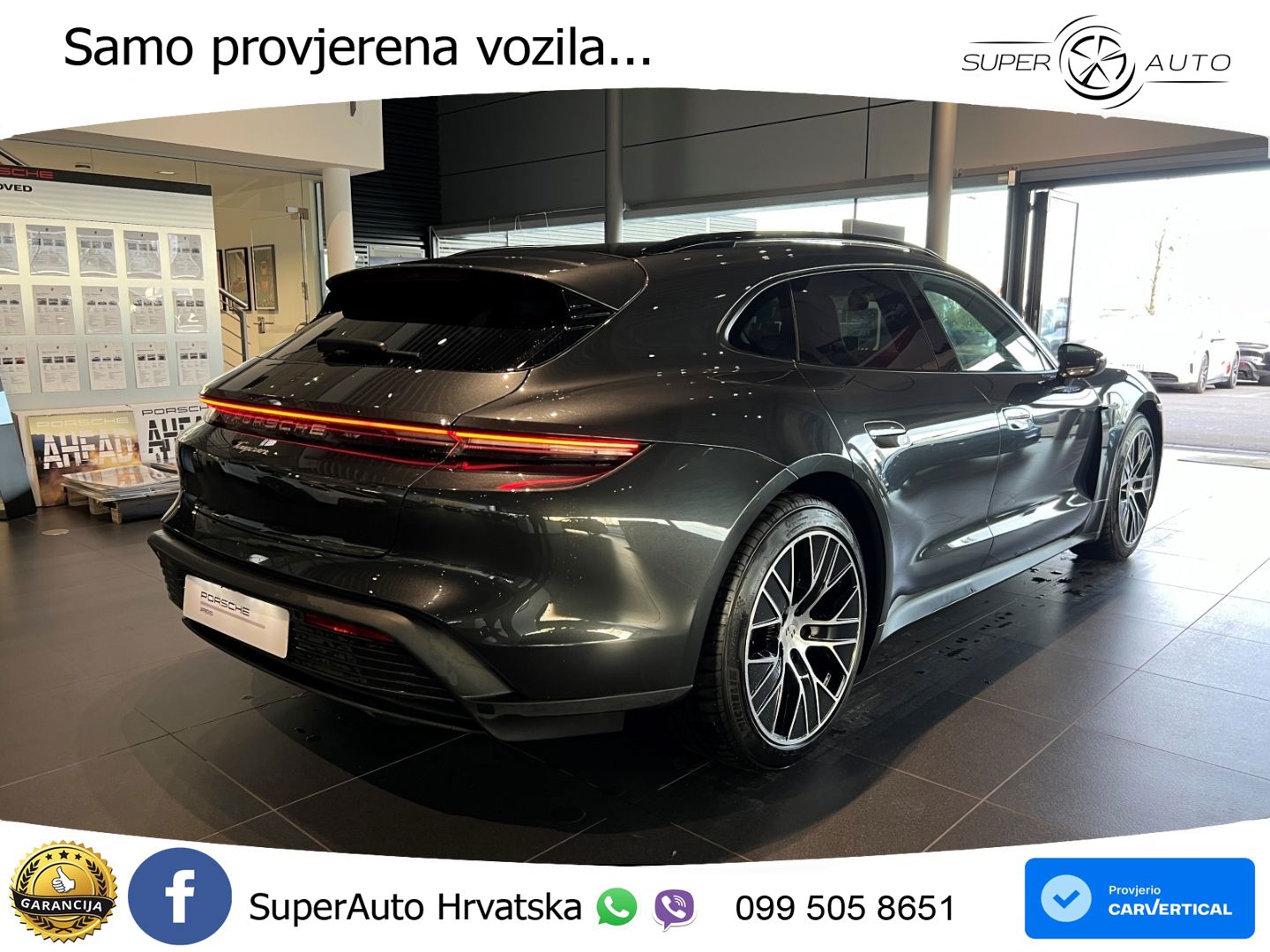 Porsche Taycan Sport Turismo 105 kWh (435 KS)