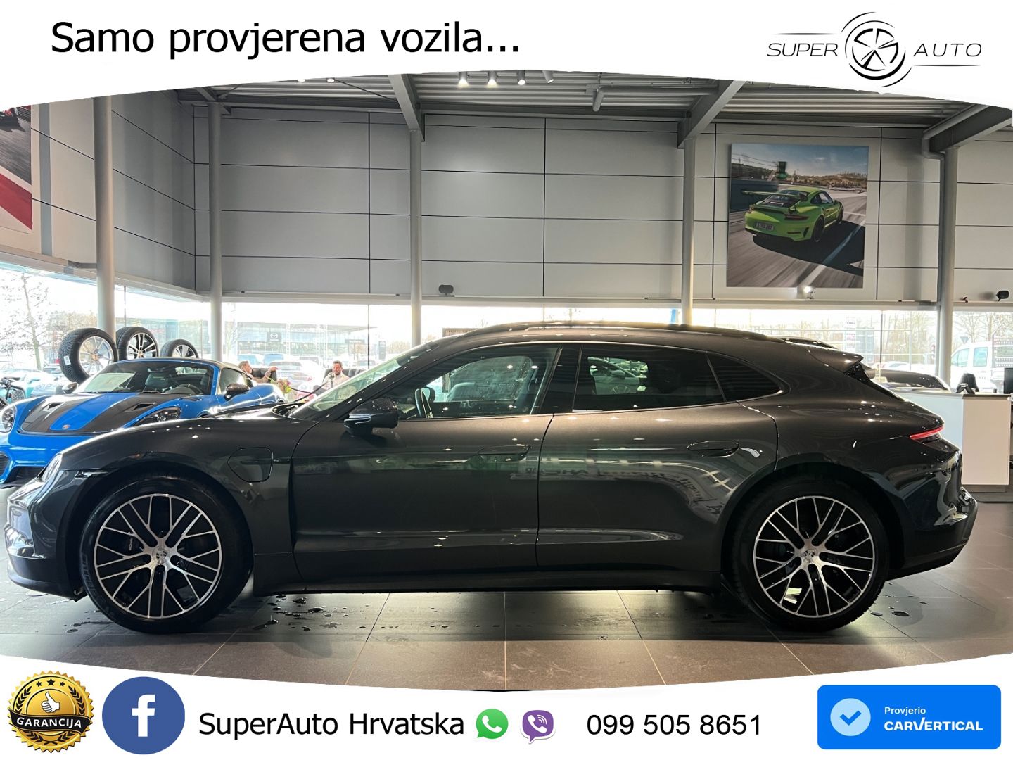 Porsche Taycan Sport Turismo 105 kWh (435 KS)