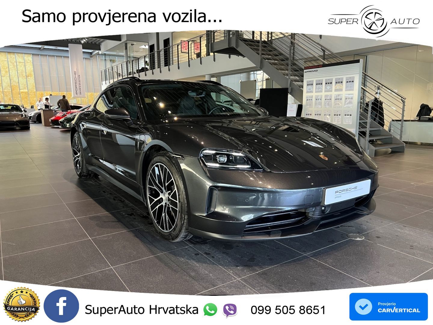 Porsche Taycan Sport Turismo 105 kWh (435 KS)