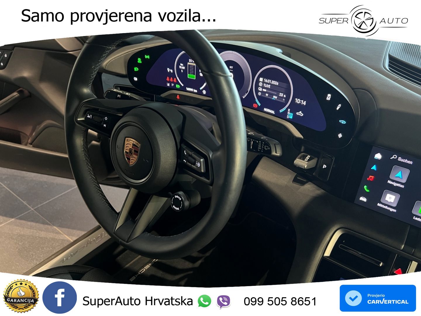Porsche Taycan Sport Turismo 105 kWh (435 KS)